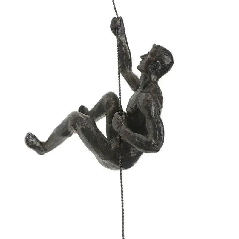 Ascendant Climbing Man Wall Decoration – Inspirational and Dynamic Artwork for Your Home