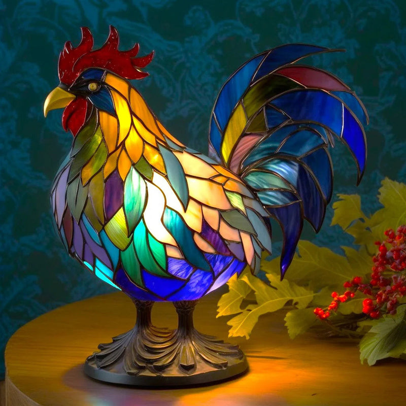 Chic Animal Lamp in Stained Glass Style – Bring Elegance and Coziness to Your Home