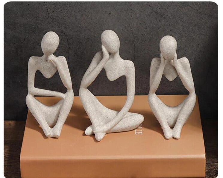 Stylish Decorative Figure – Elegant and Soothing Resin Art for Any Space