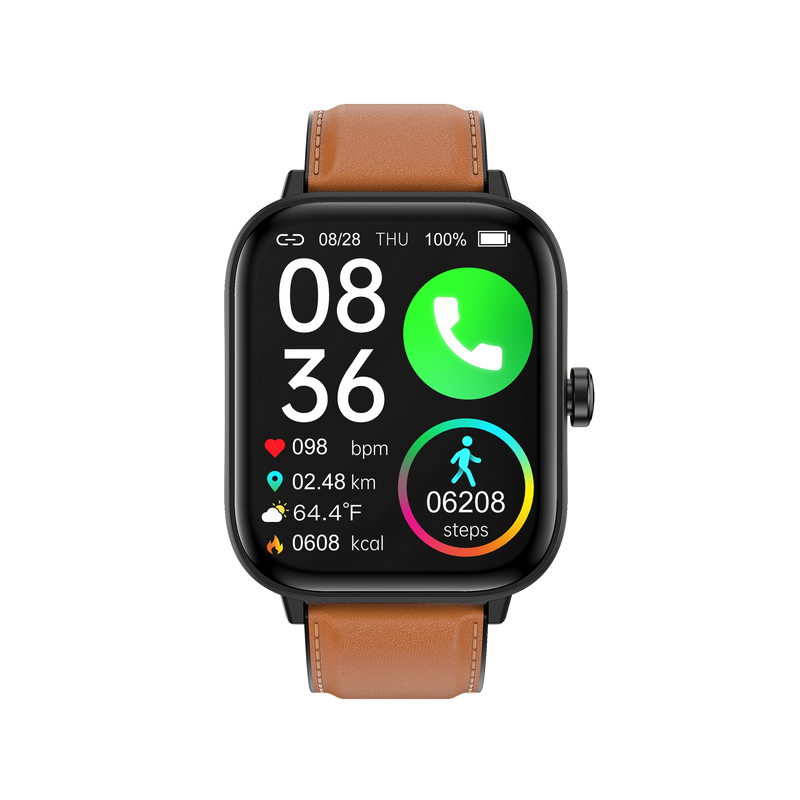 Stylish Blood Sugar Smartwatch – Elegant and Non-Invasive Glucose Monitor with Health Tracking Features