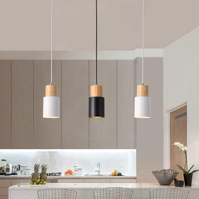 Stylish Black Pendant Lamp – Modern LED Light for Dining Room and Living Room with Scandinavian Flair