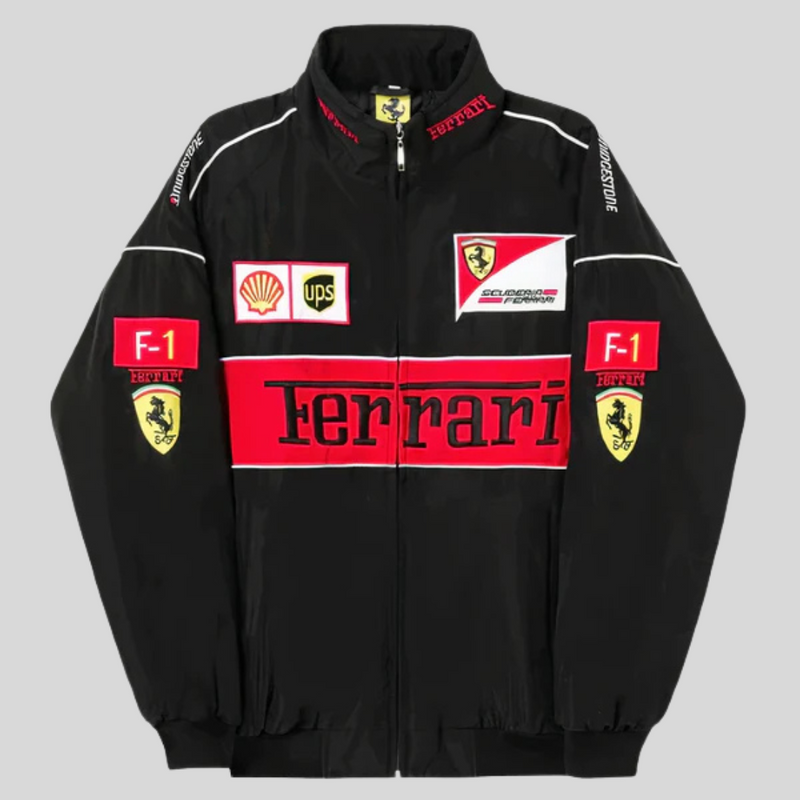 Ferrari Retro Race Jacket – Timeless Style for Speed Enthusiasts