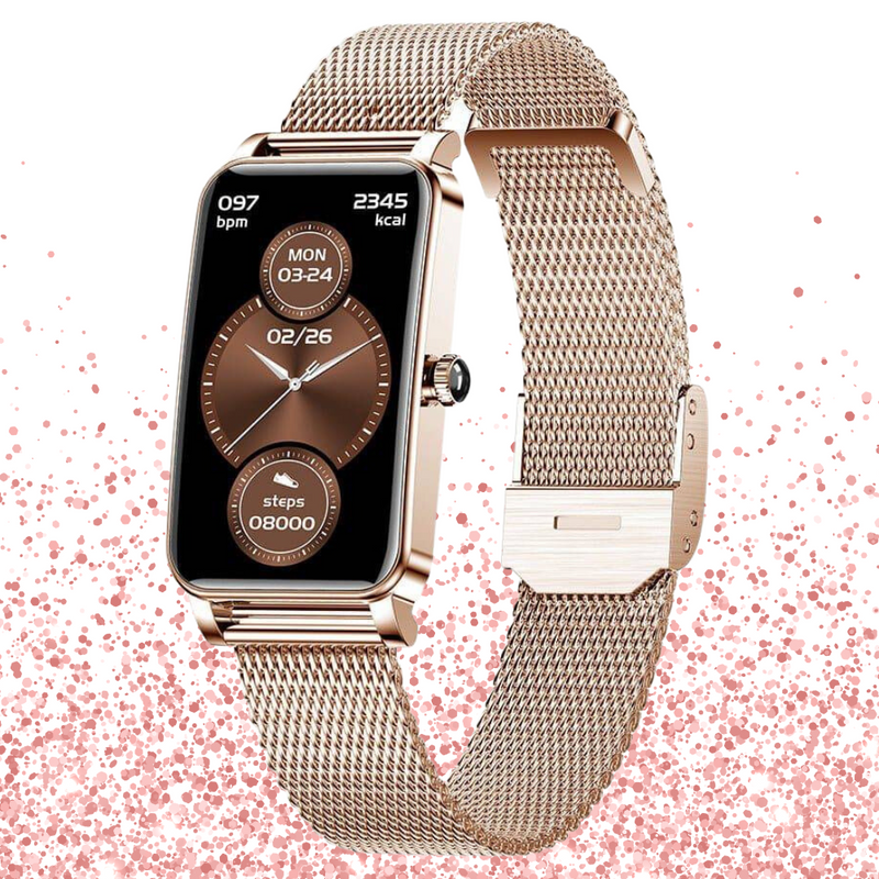 Chic & Slim Smartwatch for Women – Combine Health, Fitness, and Style!