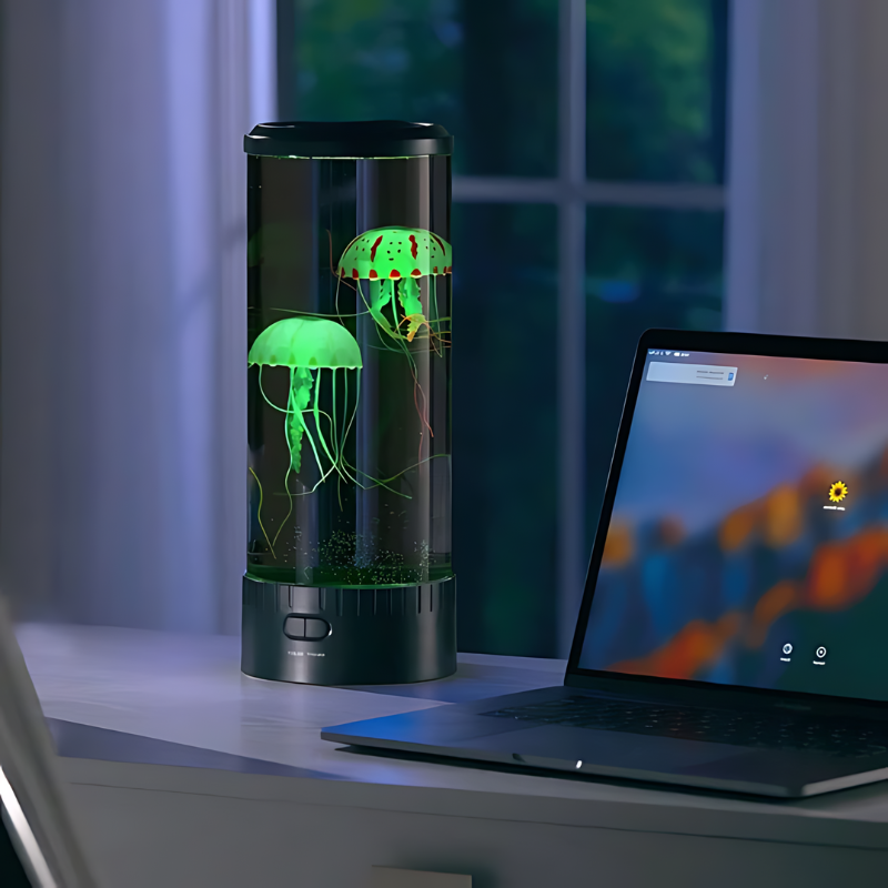 Fascinating Jelly Lamp | LED Lava Table Lamp for Relaxing Atmospheres