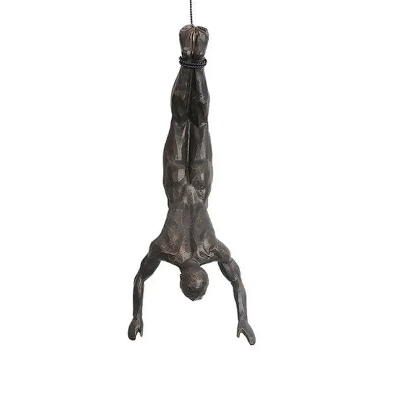 Ascendant Climbing Man Wall Decoration – Inspirational and Dynamic Artwork for Your Home