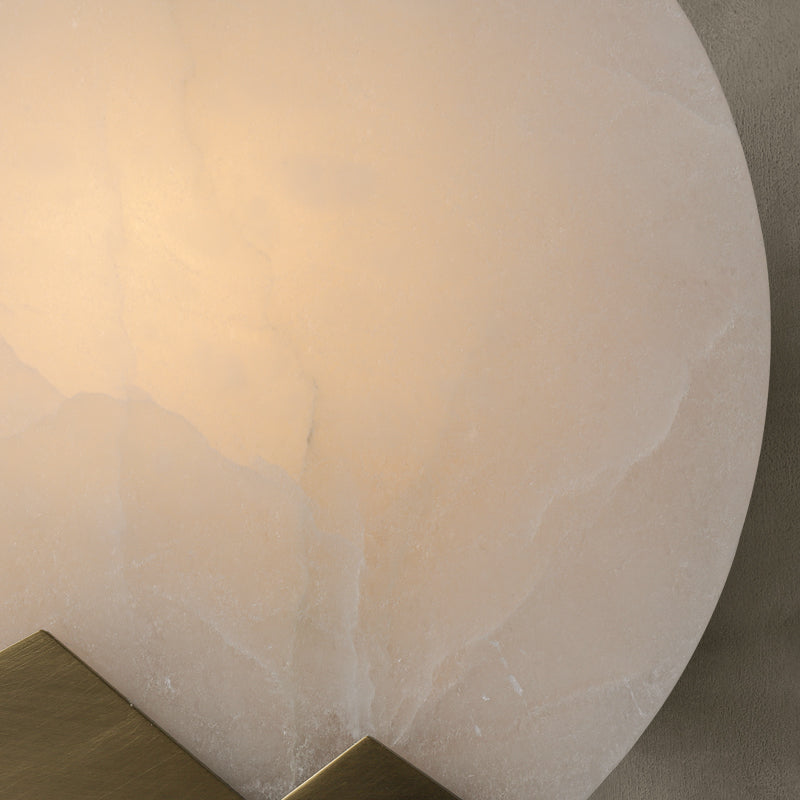 Elegant Nordic Minimalist LED Wall Lamp made of Marble and Brass with Dimmer – Adjustable Light for a Cozy Interior Decor