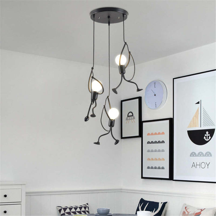 Unique Metal Wall Lamp – Playful and Creative Design