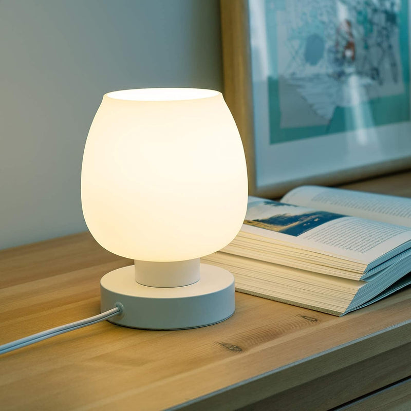 Stylish Set of 2 Dimmable Touch Table Lamps – Modern Night Lamps with User-Friendly Control