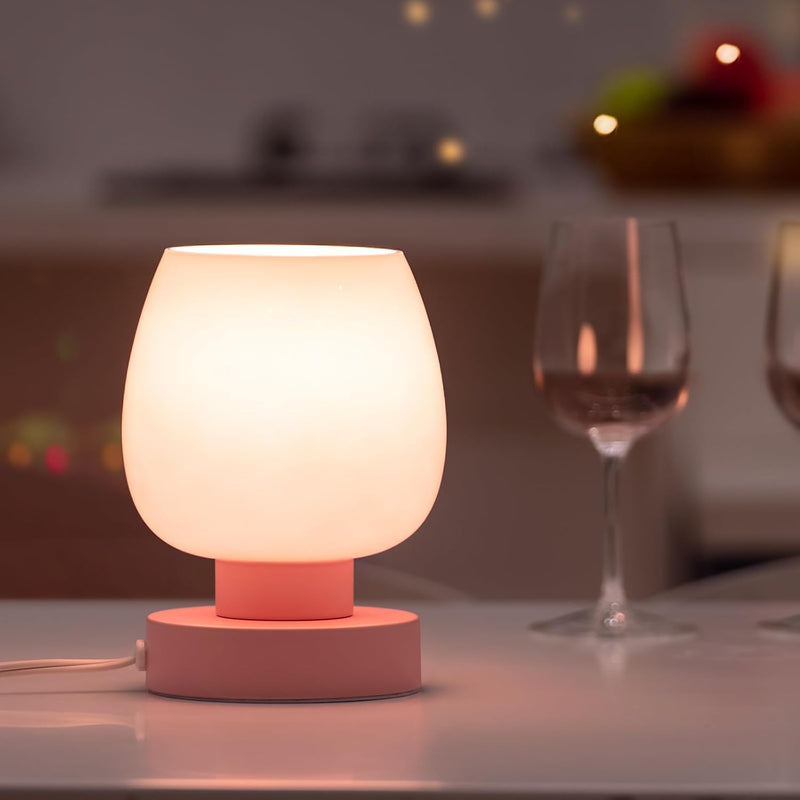 Stylish Set of 2 Dimmable Touch Table Lamps – Modern Night Lamps with User-Friendly Control