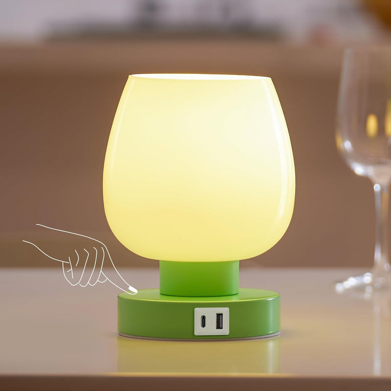 Stylish Set of 2 Dimmable Touch Table Lamps – Modern Night Lamps with User-Friendly Control