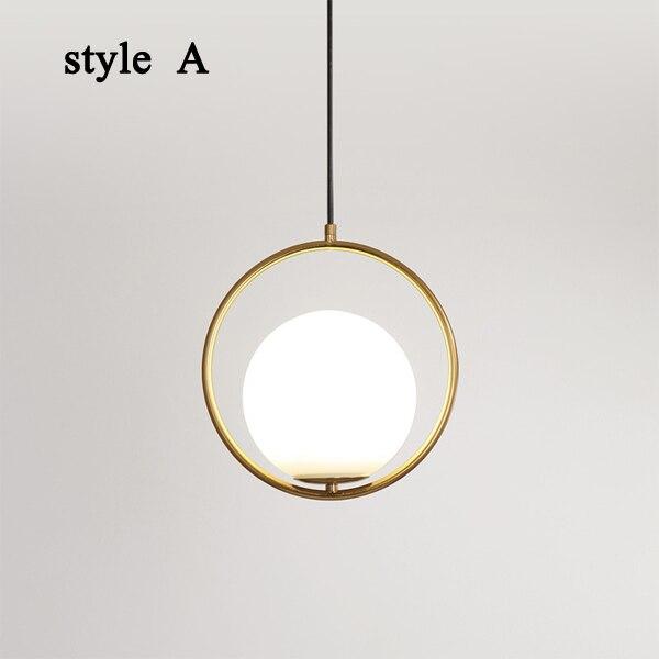 Harmonious Glass Hanging Lamp - Stylish and Contemporary Lighting