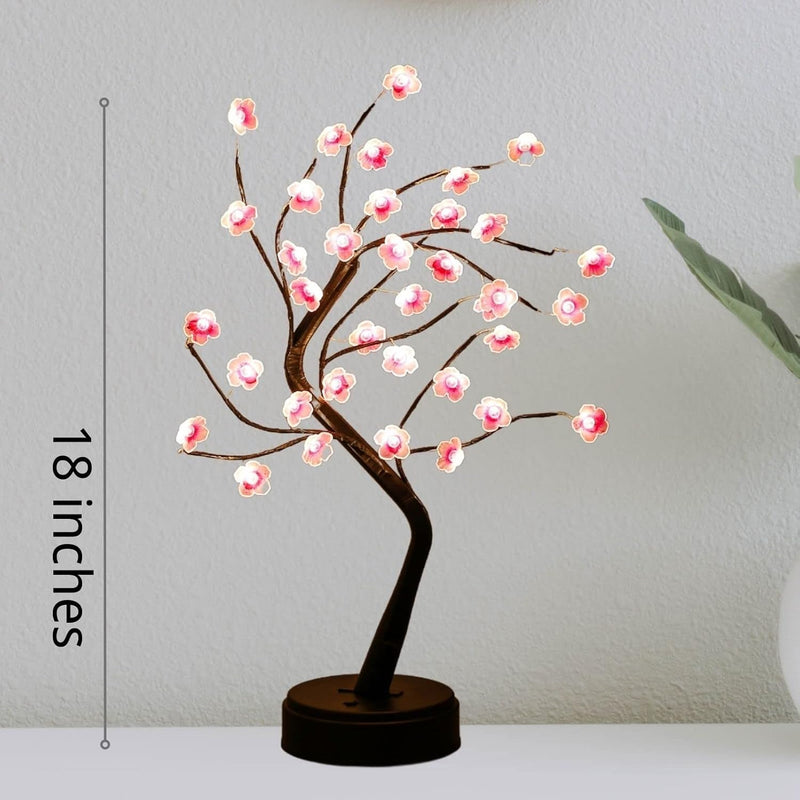 Atmospheric LED Bonsai Lamp – Enchanting Cherry Blossom Lighting for a Magical Atmosphere