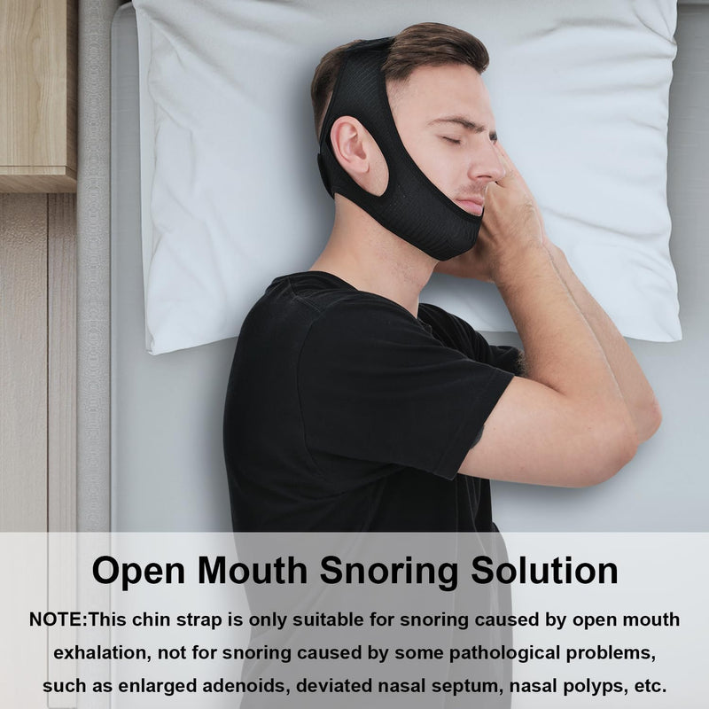 Optimized Sleep Comfort – The Perfect Anti-Snore Sleep Band for a Friendly Night's Rest