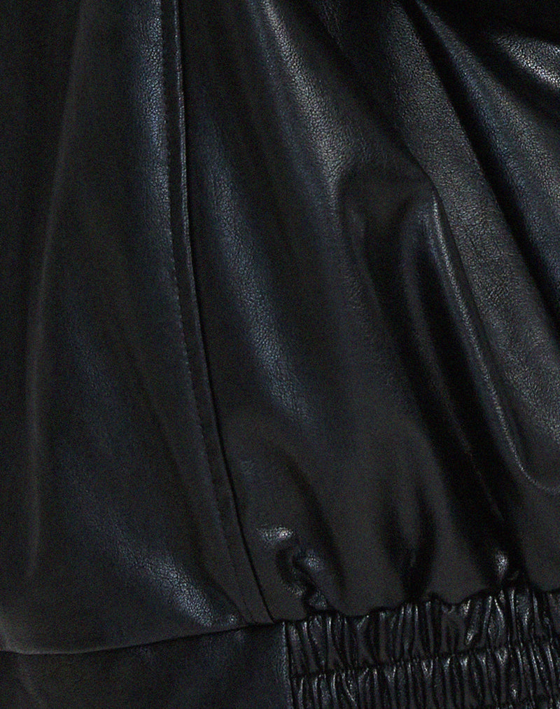 Chic Oversized Leather Jacket - Ultimate Comfort and Style All Year Round