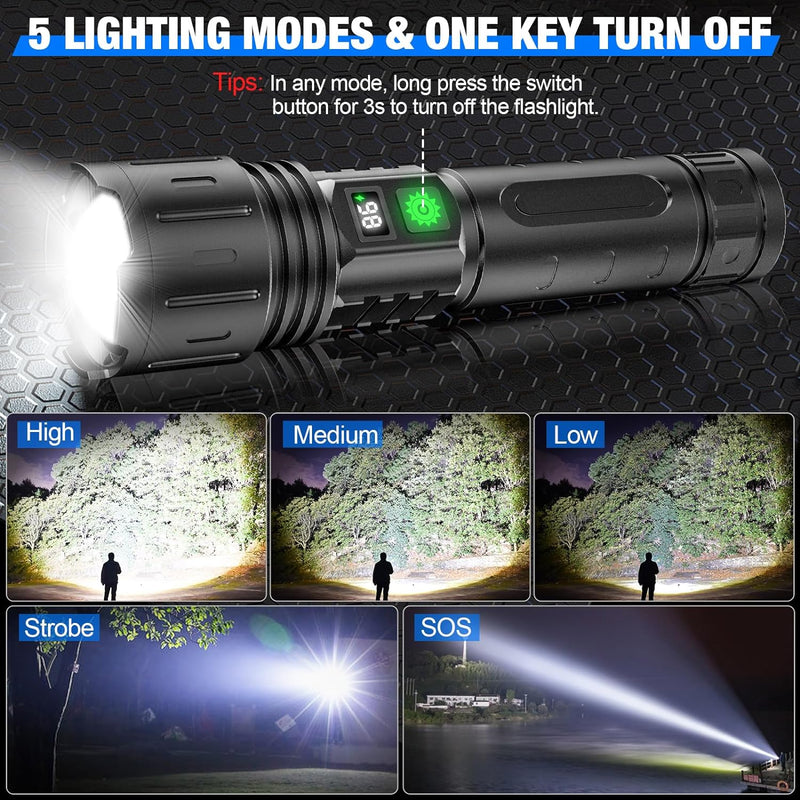 LuminXtreme LED Flashlight - Ultra-Powerful and Long-Lasting Lighting for Any Situation