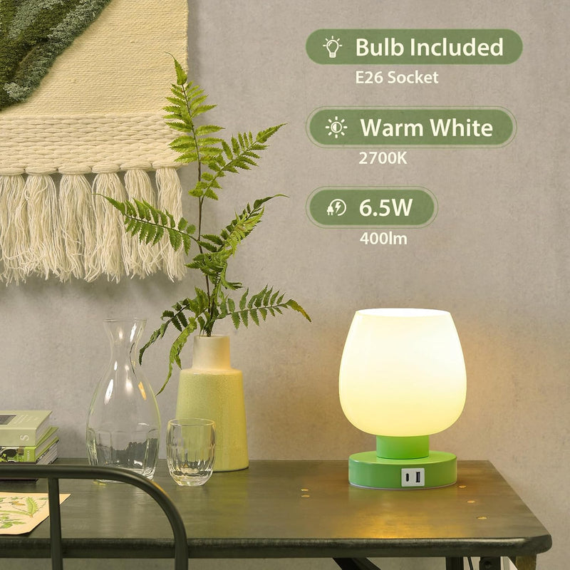 Stylish Set of 2 Dimmable Touch Table Lamps – Modern Night Lamps with User-Friendly Control