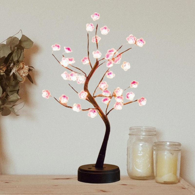 Atmospheric LED Bonsai Lamp – Enchanting Cherry Blossom Lighting for a Magical Atmosphere