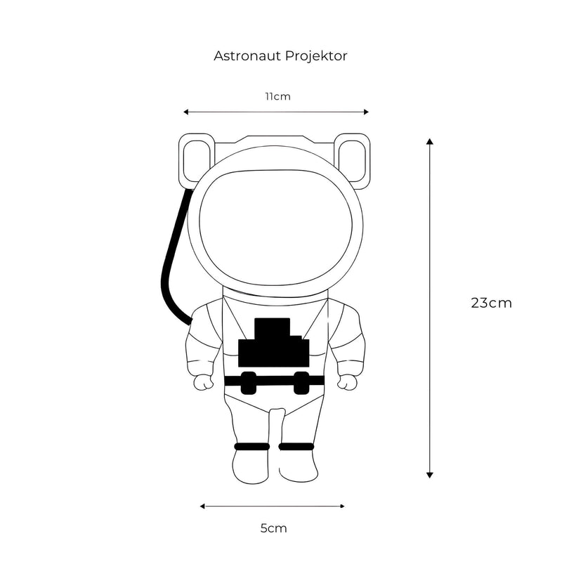 Astronaut Star Projector – Enchanting Space Lighting for a Magical Atmosphere