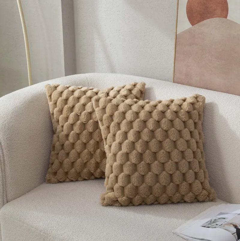 Soft and stylish cushion with a cozy cover for the best comfort