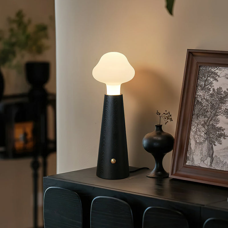Stylish Cloud-Shaped Table Lamp with Built-In LED – Create a Cozy Atmosphere in Bedroom and Living Room, Ø 14 cm x H 42 cm