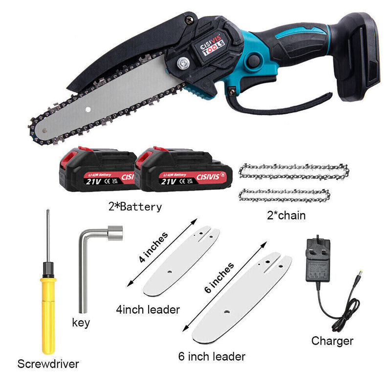 Wireless Electric Chainsaw - Wood Cutting Becomes a Delightful Experience!