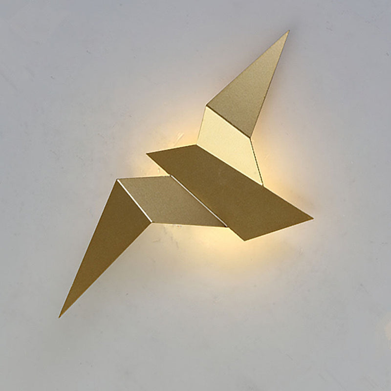 Unique Creative Bird-shaped Wall Lamp in Black - Artistic LED Wall Light for Beautiful Interior Design