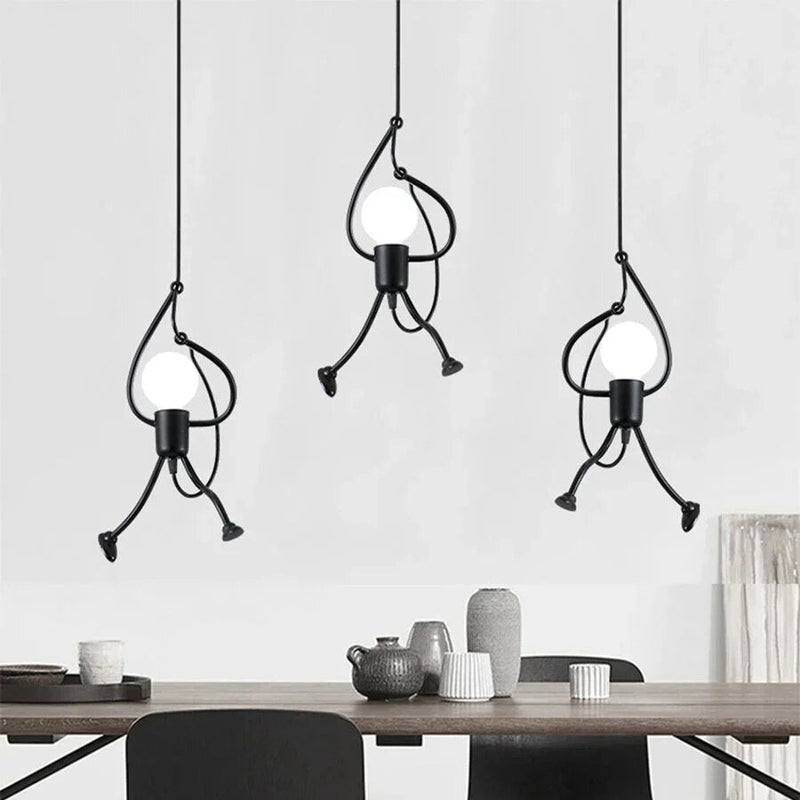 Unique Metal Wall Lamp – Playful and Creative Design