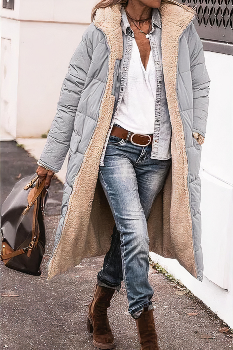 Pamper Yourself with the Luxury Reversible Parka – The Perfect Combination of Comfort and Elegance for Winter!