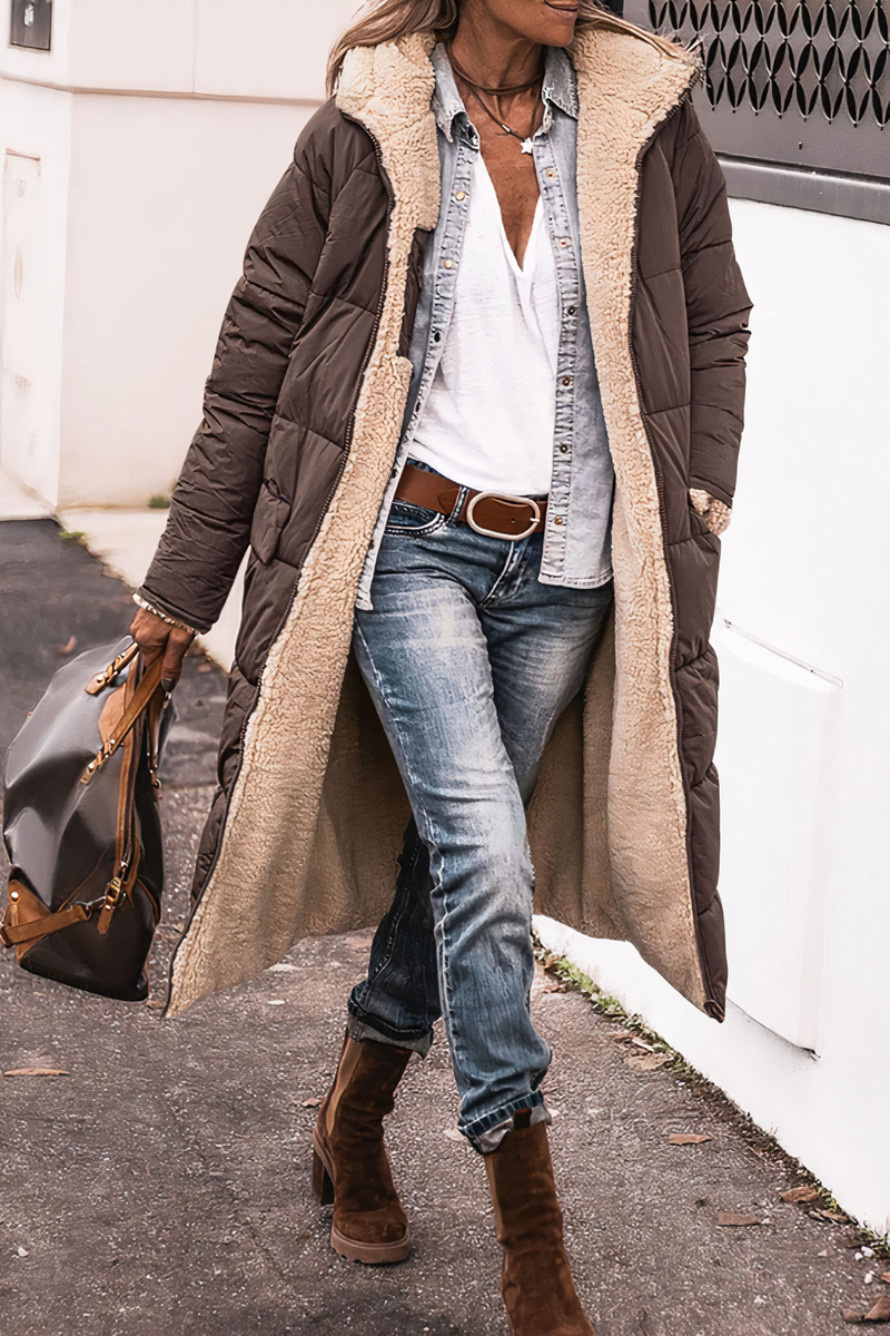 Pamper Yourself with the Luxury Reversible Parka – The Perfect Combination of Comfort and Elegance for Winter!