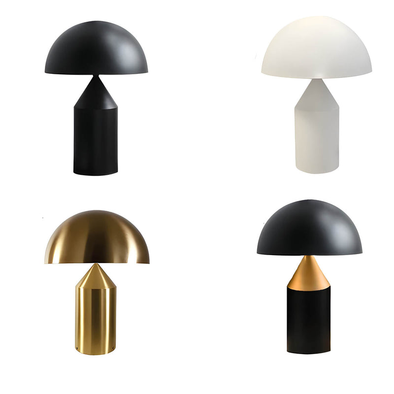 Stylish Vintage and Modern LED Table Lamp Made of High-Quality Metal and Glass with Convenient Push Button Switch – Perfect for Your Living Room and Bedroom!
