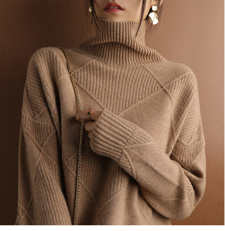 Ultimate Luxury Cashmere Turtleneck – Experience Unmatched Comfort and Timeless Style