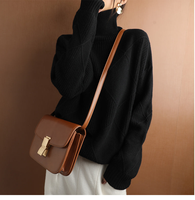 Ultimate Luxury Cashmere Turtleneck – Experience Unmatched Comfort and Timeless Style