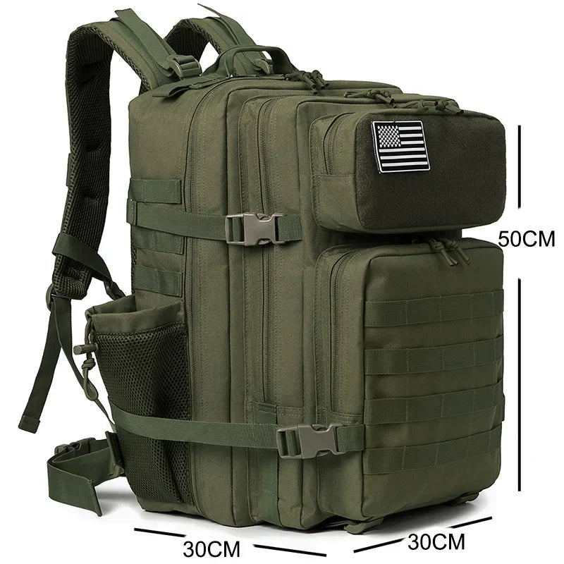 Ultimate 50L Military Tactical Backpack – Sturdy, Waterproof, and Versatile for Adventurous Spirits