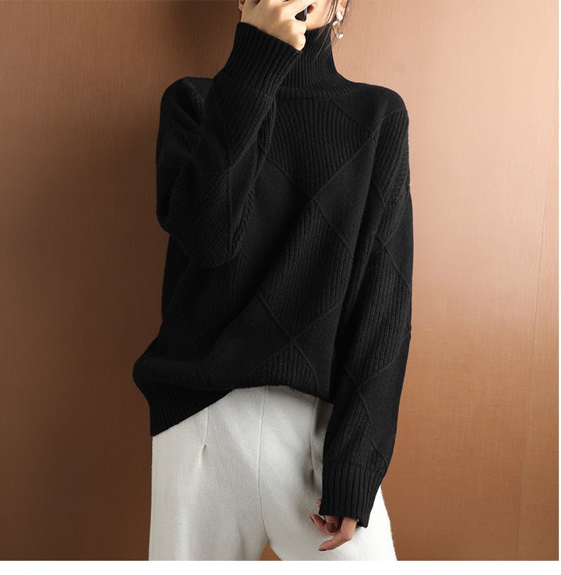 Ultimate Luxury Cashmere Turtleneck – Experience Unmatched Comfort and Timeless Style