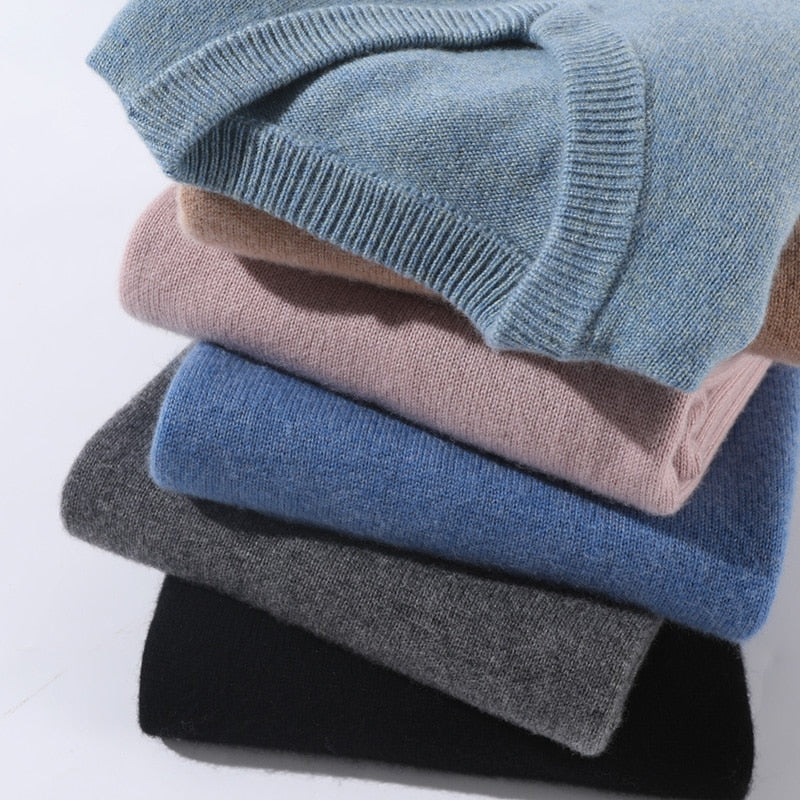 Refined Cashmere Men's Sweater – Elegance and Luxury for the Stylish Man