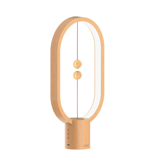 Stylish Wireless Table Lamp with Magnetic Control - Rechargeable Black LED Lamp for a Modern and Functional Lighting Effect
