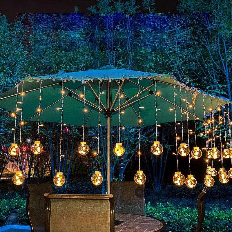 Enchanting TwinkleSphere | Weather-Resistant LED String Lights for a Sparkling Outdoor Lighting Experience
