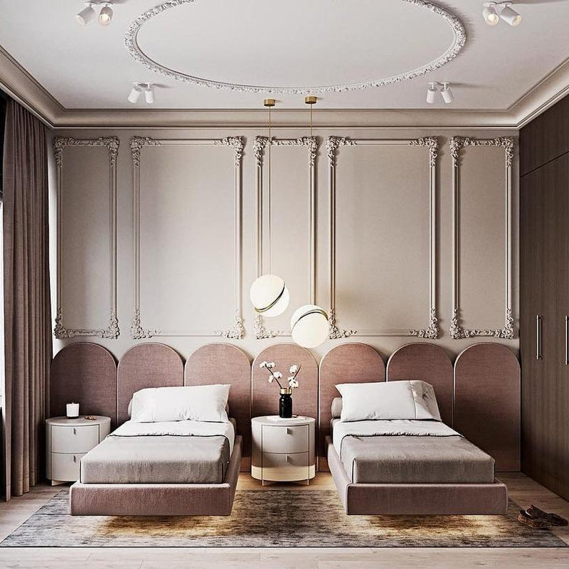 Soft Crescent LED Pendant Lamp – Sleek Half-Moon Ceiling Light in Elegant Brass & Acrylic