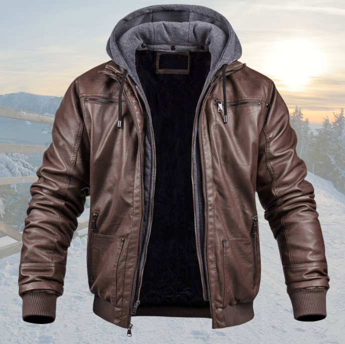 Chic and Comfortable Winter Jacket for Men with Hood - Meet High-Quality Materials