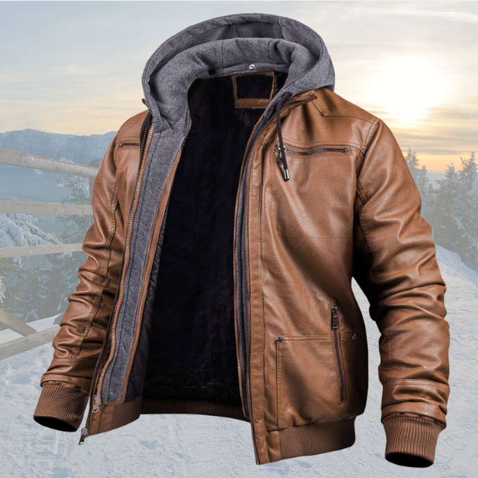 Chic and Comfortable Winter Jacket for Men with Hood - Meet High-Quality Materials