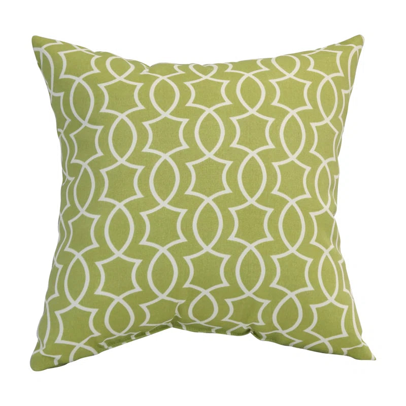 Blazing Needles Indoor/Outdoor Geometric Throw Pillow