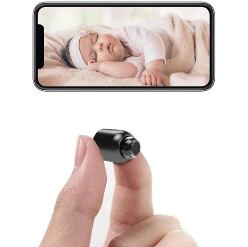 Smart Compact WiFi Security Camera – Stylish Discretion with Powerful Night Vision