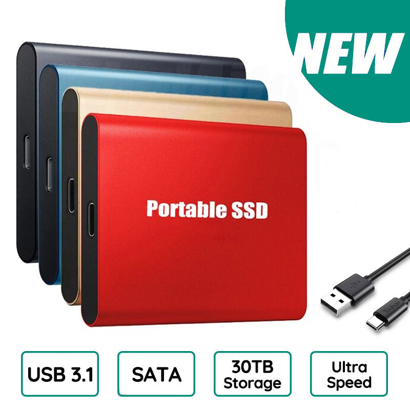 Superfast Portable SSD – Reliable External Storage Solution with USB 3.1
