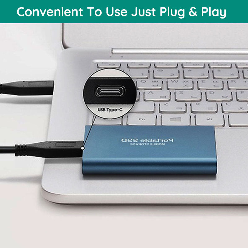 Superfast Portable SSD – Reliable External Storage Solution with USB 3.1