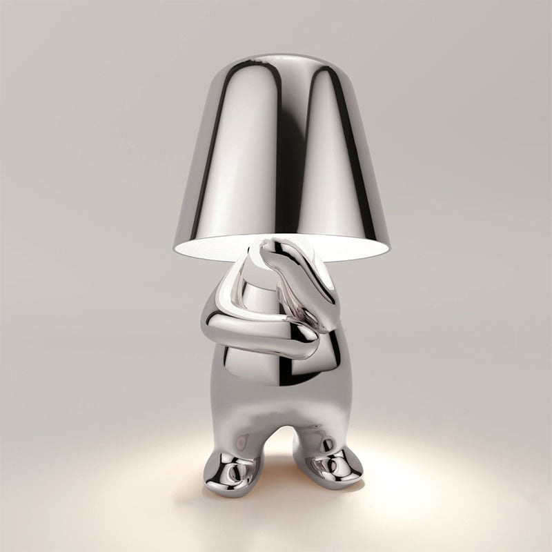 Stylish Dimmable LED Lamp for a Cozy Atmosphere - White, 30 cm High, Ideal for Indoor and Outdoor Use