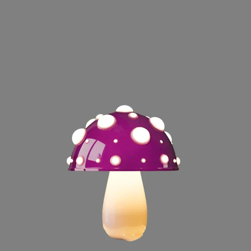 Atmospheric Rechargeable LED Night Lamp in Mushroom Shape - Perfect for a Cozy Bedroom with Soft Lighting