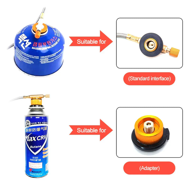 Portable Gas Burner for Camping – Perfect for Outdoor Adventures and Hiking!