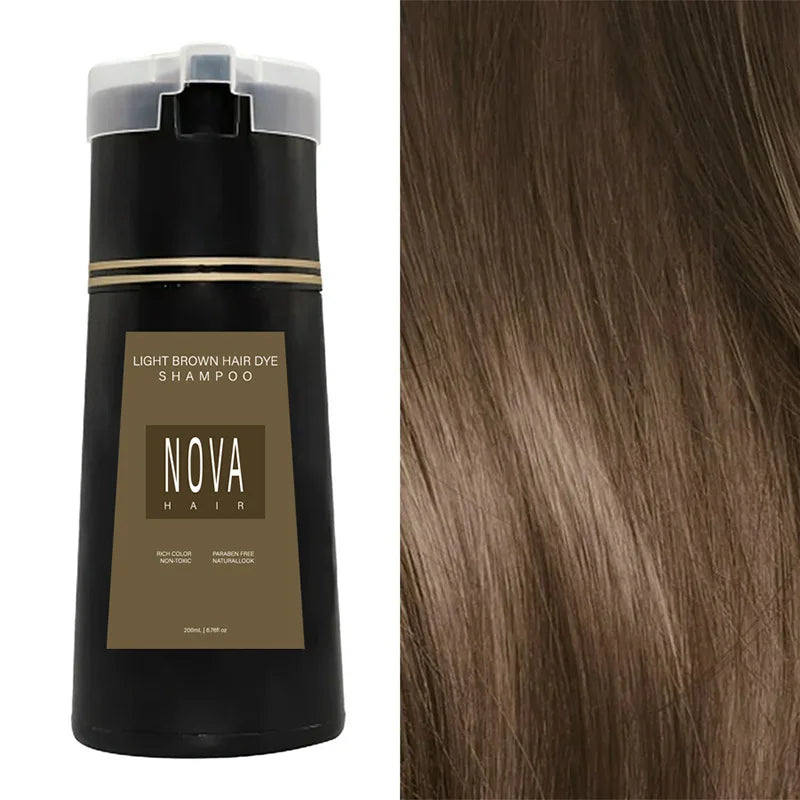 NovaHair Color Shampoo: Direct Color and Luxury Care in One Step!