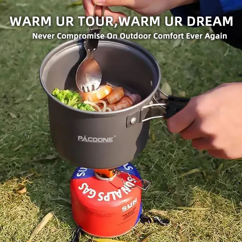Ultimate Portable Cooking Set for Camping – Lightweight and Compact for Your Outdoor Adventures!