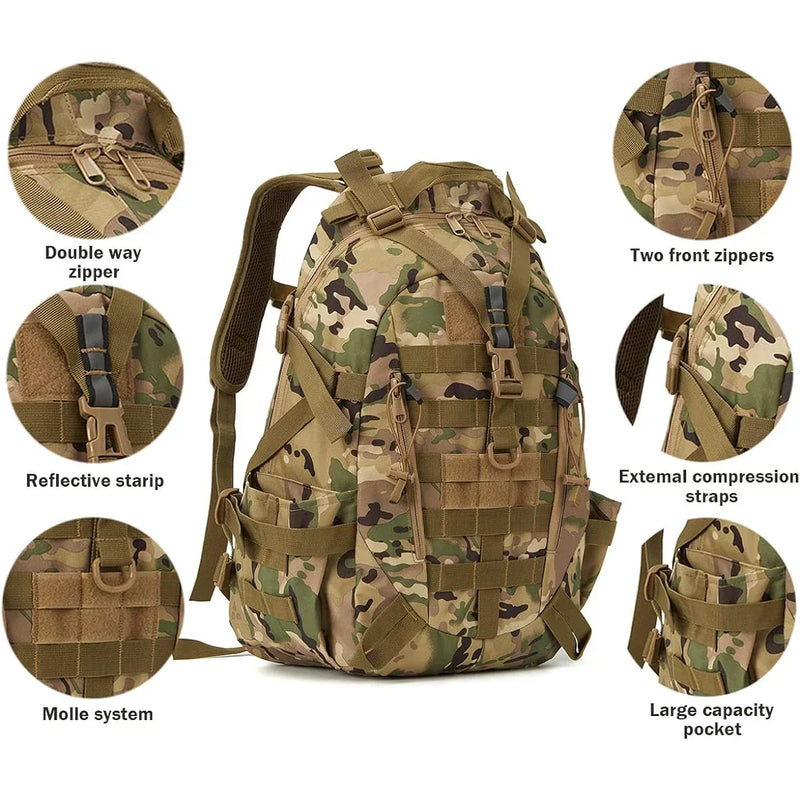 40L Military Tactical Backpack – Strong, Waterproof, and Versatile for Any Adventure